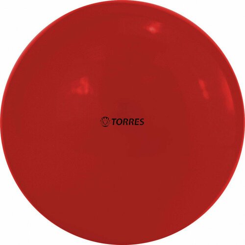 Мяч для художественной гимнастики TORRES AG-15-01, 15 см, ПВХ, красный