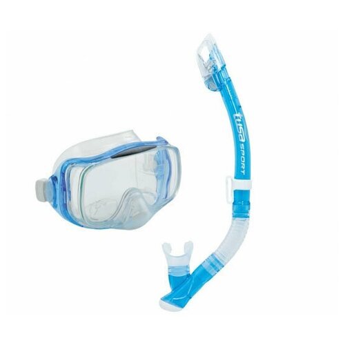 Комплект маска+трубка UCR3325 прозрачный силикон, CLB