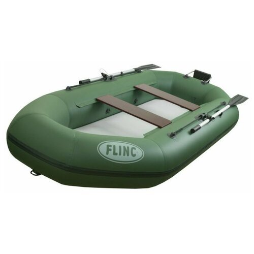 Надувная лодка FLINC F280TLA (цвет оливковый)