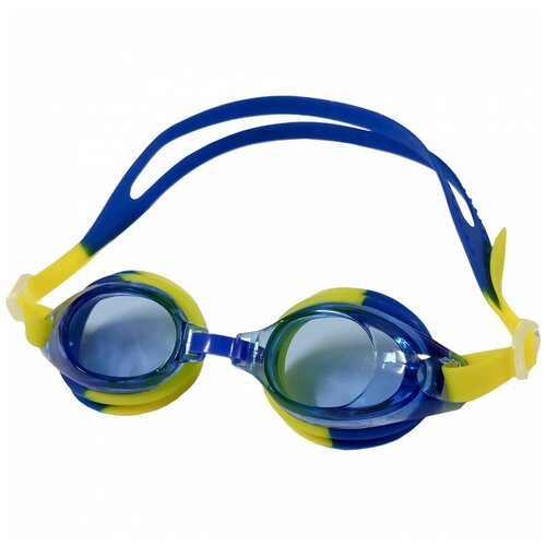 Очки для плавания E36884 (желто/синие)