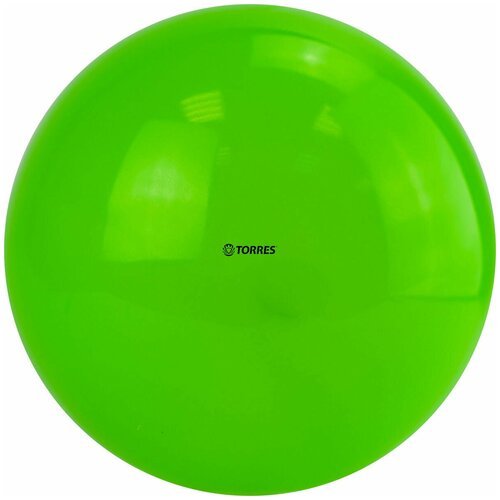 Мяч для художественной гимнастики однотонный TORRES, AG-19-05, диам. 19 см, зеленый