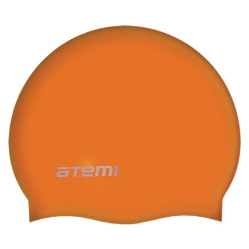 Шапочка для плавания ATEMI , силикон, оранж., SC106