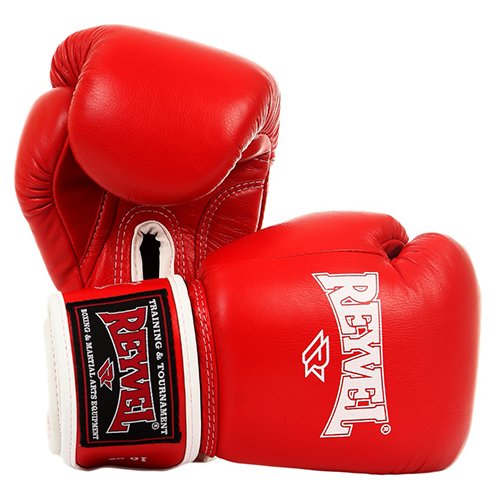 Боксерские перчатки Reyvel 80 Red (12 унций)