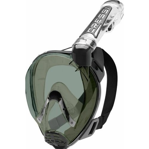 Полнолицевая маска для плавания/снорклинга CRESSI DUKE дымчатый/прозрачный (S/M)