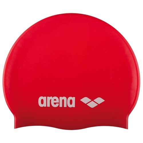 Шапочка для плавания arena Classic Silicone Jr 91670, red/white