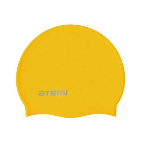 Шапочка для плавания ATEMI , силикон, желтая, SC307