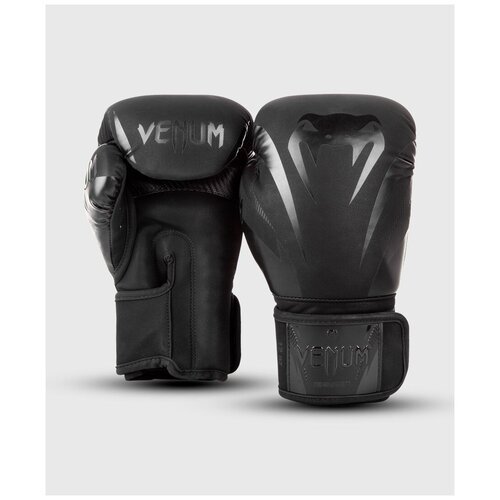 Перчатки боксерские Venum Impact Black/Black 12 унций