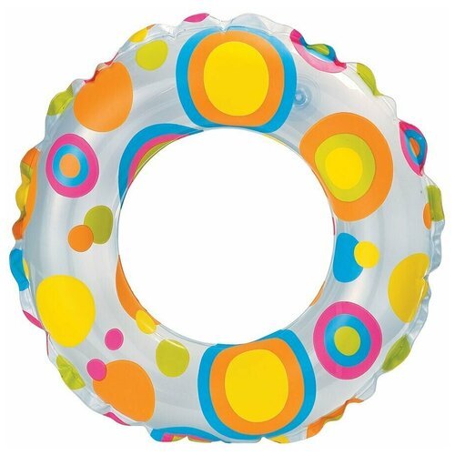 Круг для плавания Яркий, 51 см, от 3-6 лет, цвета микс, INTEХ