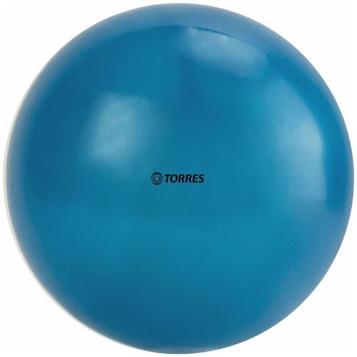 Мяч для художественной гимнастики однотонный TORRES AG-15-08, диаметр 15см, синий