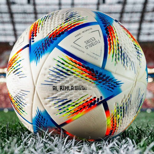 Футбольный мяч профессиональный Al Rihla Com Qatar 2022 размер 5
