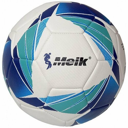 Мяч футбольный MEIK (№5, ТПУ 3,0 мм, 435 гр. , маш. сш. ) (белый/голубой)