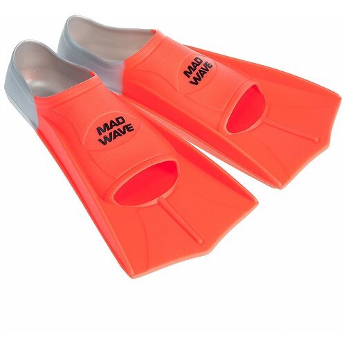 Ласты для плавания Training MAD WAVE, 33-34, Orange