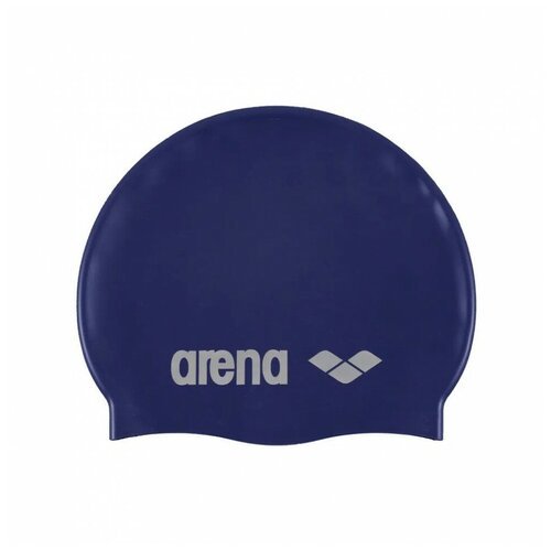 Шапочка для плавания ARENA Classic Silicone 9166271, темно-синий, силикон