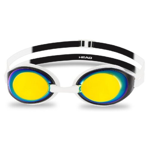 Очки для плавания HEAD HCB COMP MIRRORED, Цвет - черный/синий
