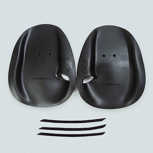 Лопатки для плавания SwimRoom 'Free Tempo', размер М, цвет черный