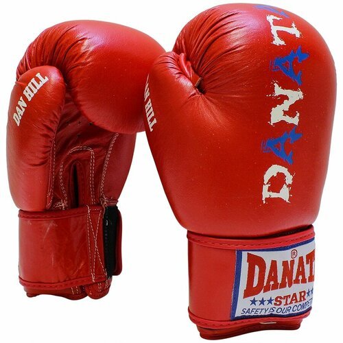 Боксерские перчатки Danata Dan Hill - красные, 12 унций