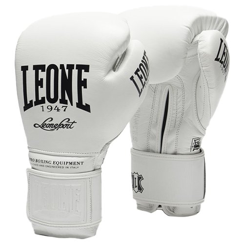 Боксерские перчатки Leone 1947 THE GREATEST GN111 White (18 унций)