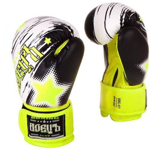 Боксерские перчатки BC-BBG-07 зеленый 6 oz