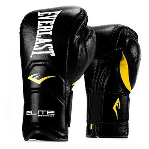 Боксерские перчатки Everlast ELITE PRO Чёрные (18 унций)