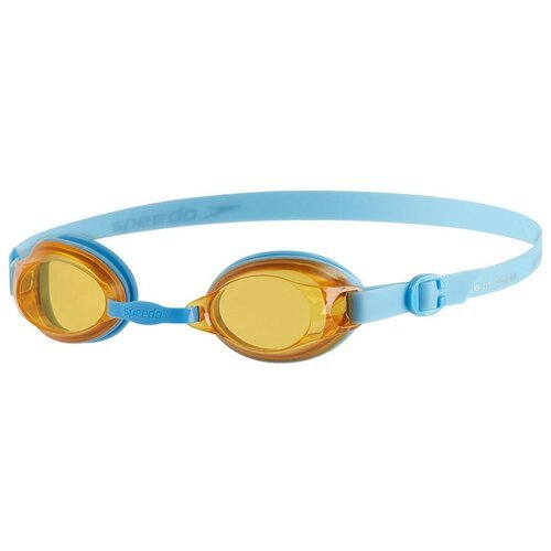 Очки для плавания детск. 'SPEEDO Jet Jr', арт.8-092989082A, оранжевые линзы, голубая опр