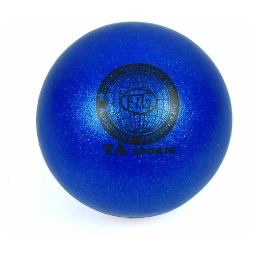 Мяч художественной гимнастики Brilliant 15см цвет: синий