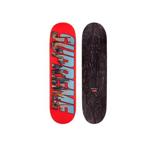 Supreme Gotham Skateboard Deck Red