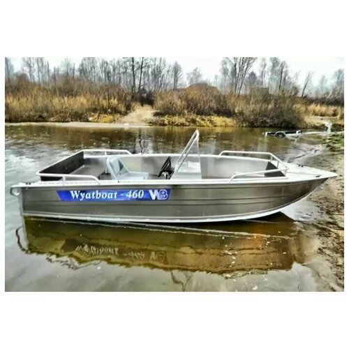 Моторная лодка Wyatboat-460C/ Алюминиевый катер/ Лодки Wyatboat