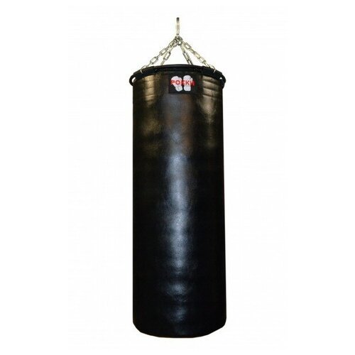 Боксерский мешок рокки винилискожа 120 x 40 см черный 50 кг