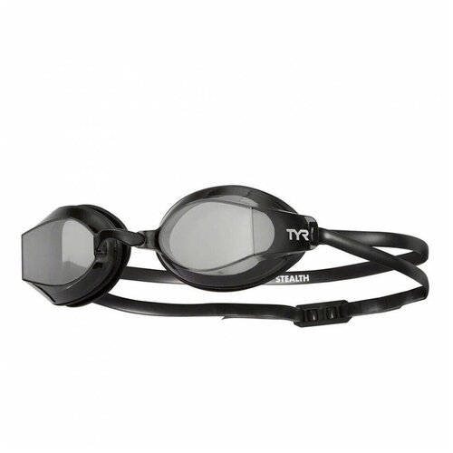 Очки для плавания TYR Blackops 140 EV Racing LGBKOP-074, дымчатые линзы, черная оправа