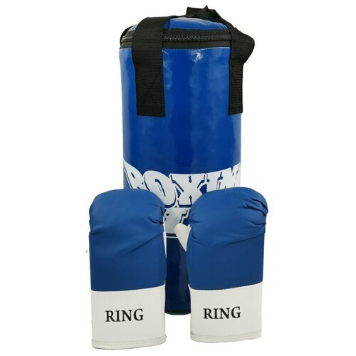 Набор боксерский RealSport юниор (мешок 45см, перчатки тренировочные)