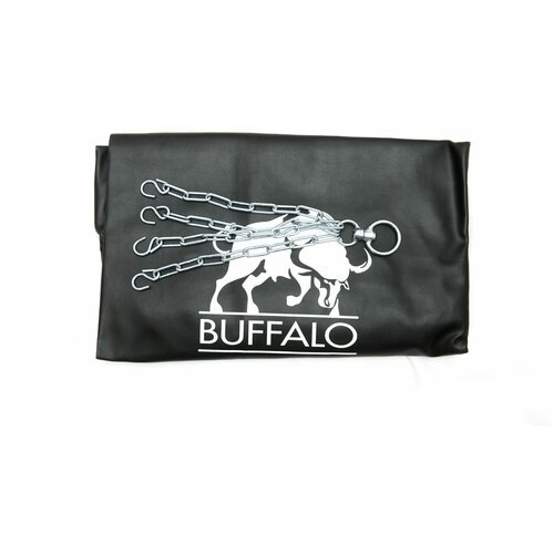 Боксерский мешок на цепи Buffalo без наполнителя из ПУ Black