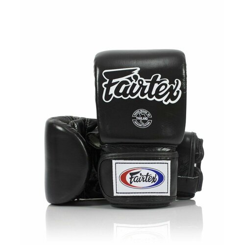 Боксерские перчатки снарядные Fairtex TGO3 черные 12 унций
