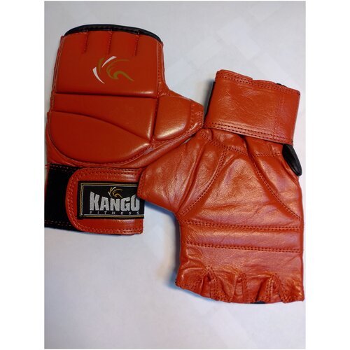 Перчатки для рукопашного боя Kango Fitness 8202-a, красные, размер S