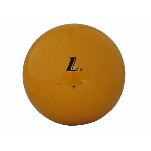 Мяч для художественной гимнастики 'L' - 19 см (силикон), цвет - жёлтый SH5012)