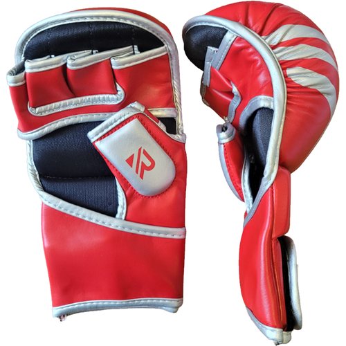 Перчатки для ММА Rage fight gear красный S