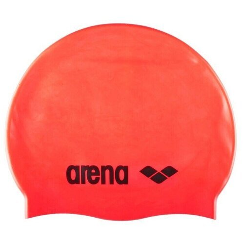 Шапочка для плавания 'ARENA Classic Silicone', арт.9166240, ярко-красный, силикон