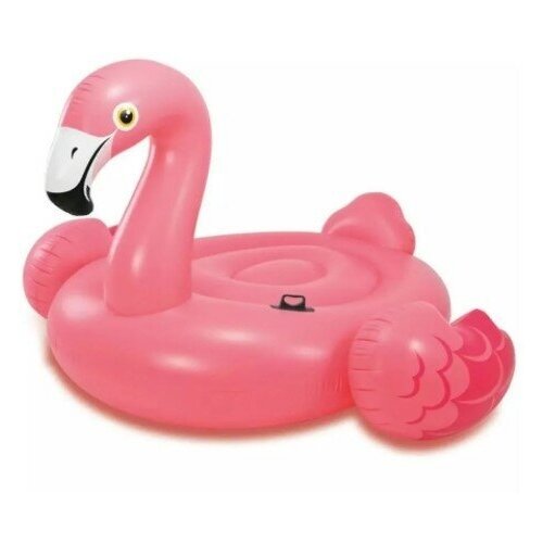 Надувной круг плот для для плавания Розовый фламинго 150*105 см