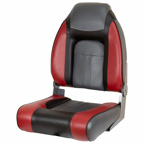 Кресло складное в лодку Premium Designer High Back 45х65х43см, алюминиевый каркас, подушки винил