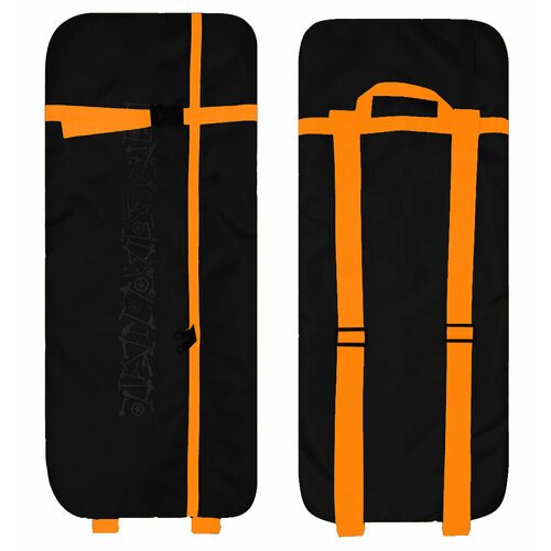 Сумка рюкзак для самоката, лонгборда и оружия ST6, чёрный с оранжевым
