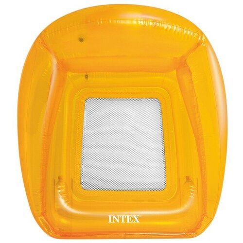 Шезлонг для плавания Intex 56802NP (104х102см), оранжевый.